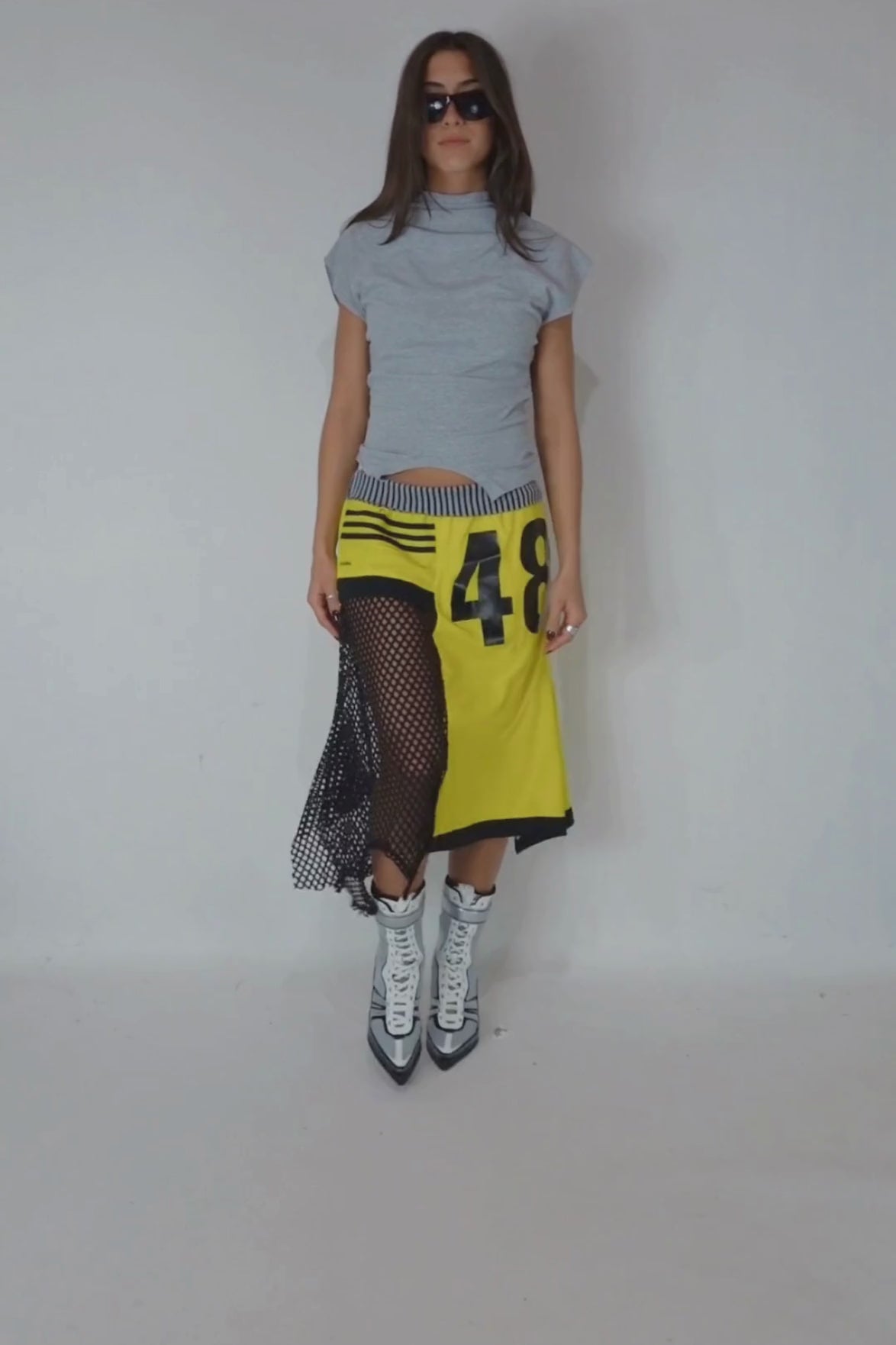 RECONSTRUCTED JERSEY SKIRT 04